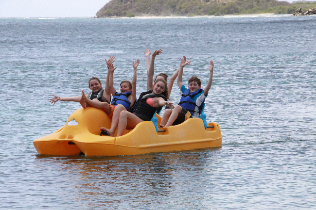 Curtain Bluff family vacation