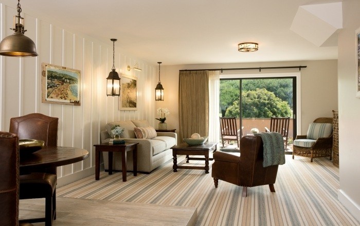 Lower level of two bedroom suite at The Ranch at Laguna Beach